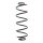 Suspension Spring rear axle coil spring KYB IAM-Expertise fits CITROËN C3