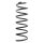 Suspension Spring rear axle coil spring KYB for PEUGEOT BIPPER and others