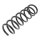 Suspension Spring rear axle coil spring KYB IAM-Expertise for LEXUS IS