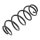 Suspension Spring rear axle coil spring KYB for SUZUKI SPLASH and others