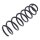 Suspension Spring rear axle coil spring KYB for e.g. RENAULT MEGANE