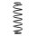 Suspension Spring rear axle coil spring KYB suitable for e.g. VW POLO