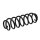 Suspension Spring rear axle coil spring KYB for e.g. VW TOURAN