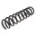 Suspension Spring rear axle coil spring KYB IAM-Expertise for BMW 1 Series