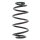 Suspension Spring rear axle coil spring KYB for CHEVROLET AVEO