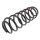 Suspension Spring rear axle coil spring KYB suitable for CHRYSLER PT