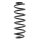 Suspension Spring rear axle coil spring Ø 111 mm KYB for e.g. CITROËN DS4