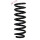 Suspension Spring rear axle coil spring Ø 112 mm KYB for PEUGEOT 607