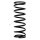 Suspension Spring rear coil spring Ø 156 mm KYB for e.g. LAND ROVER DISCOVERY