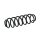 Suspension Spring rear axle coil spring KYB IAM-Expertise for VW POLO