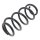Suspension Spring rear axle coil spring Ø 119 mm KYB for HONDA JAZZ