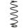 Suspension Spring rear axle coil spring KYB suitable for e.g. VW UP!