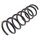 Suspension Spring rear axle coil spring KYB for e.g. VOLVO V50