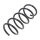 Suspension Spring rear axle coil spring Ø 124 mm KYB for e.g. FIAT 500
