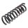 Suspension Spring rear axle coil spring Ø 101 mm KYB for MERCEDES-BENZ CLK
