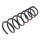 Suspension Spring rear axle coil spring Ø 108 mm KYB for e.g. FORD FOCUS
