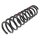 Suspension Spring rear axle coil spring Ø 116 mm KYB for FORD FOCUS