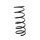 Suspension Spring rear axle coil spring Ø 130 mm KYB for VOLVO V70