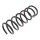 Suspension Spring rear axle coil spring Ø 133 mm KYB for VOLVO V70