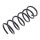 Suspension Spring rear axle coil spring Ø 133 mm KYB for FORD GALAXY
