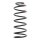 Suspension Spring rear axle coil spring Ø 123 mm KYB for HYUNDAI GETZ