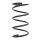 Suspension Spring rear axle coil spring Ø 160 mm KYB for SUBARU IMPREZA