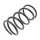 Suspension Spring rear axle coil spring Ø 147 mm KYB for TOYOTA RAV