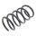 Suspension Spring rear axle coil spring Ø 160 mm KYB for VOLVO S80