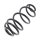 Suspension Spring rear axle coil spring KYB for e.g. OPEL INSIGNIA
