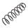 Suspension Spring rear axle coil spring KYB for e.g. RENAULT SCÉNIC