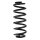 Suspension Spring rear axle coil spring Ø 117 mm KYB for e.g. AUDI A3