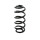 Suspension Spring rear axle coil spring Ø 112 mm KYB for AUDI A3 and others