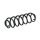 Suspension Spring rear axle coil spring Ø 116 mm KYB for AUDI A4