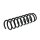 Suspension Spring rear axle coil spring Ø 100 mm KYB for e.g. HYUNDAI i30
