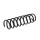 Suspension Spring rear axle coil spring Ø 100 mm KYB for e.g. HYUNDAI i30