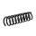 Suspension Spring rear axle coil spring Ø 99 mm KYB for e.g. HYUNDAI i30