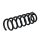 Suspension Spring rear axle coil spring Ø 113 mm KYB for MERCEDES-BENZ SL