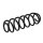 Suspension Spring rear axle coil spring Ø 112 mm KYB for e.g. SKODA OCTAVIA