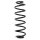 Suspension Spring rear axle coil spring Ø 118 mm KYB for e.g. VW GOLF