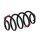 Suspension Spring rear axle coil spring Ø 130 mm KYB for e.g. VW PASSAT