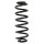 Suspension Spring rear axle coil spring Ø 114 mm KYB for e.g. VW TOURAN