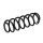 Suspension Spring rear axle coil spring Ø 100 mm KYB for e.g. AUDI A3