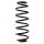 Suspension Spring rear axle coil spring Ø 109 mm KYB for e.g. FORD FIESTA