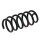 Suspension Spring rear axle coil spring Ø 104 mm KYB for RENAULT CLIO
