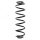 Suspension Spring rear axle coil spring Ø 110 mm KYB for e.g. SKODA OCTAVIA