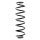 Suspension Spring rear axle coil spring Ø 107 mm KYB for e.g. SKODA OCTAVIA