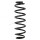 Suspension Spring rear axle coil spring Ø 107 mm KYB for SKODA OCTAVIA