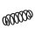 Suspension Spring rear axle coil spring Ø 101 mm KYB for SEAT IBIZA and others