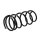 Suspension Spring rear coil spring Ø 152 mm KYB for RANGE ROVER EVOQUE