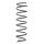 Suspension Spring front axle coil spring Ø 119 mm KYB for e.g. FORD ESCORT